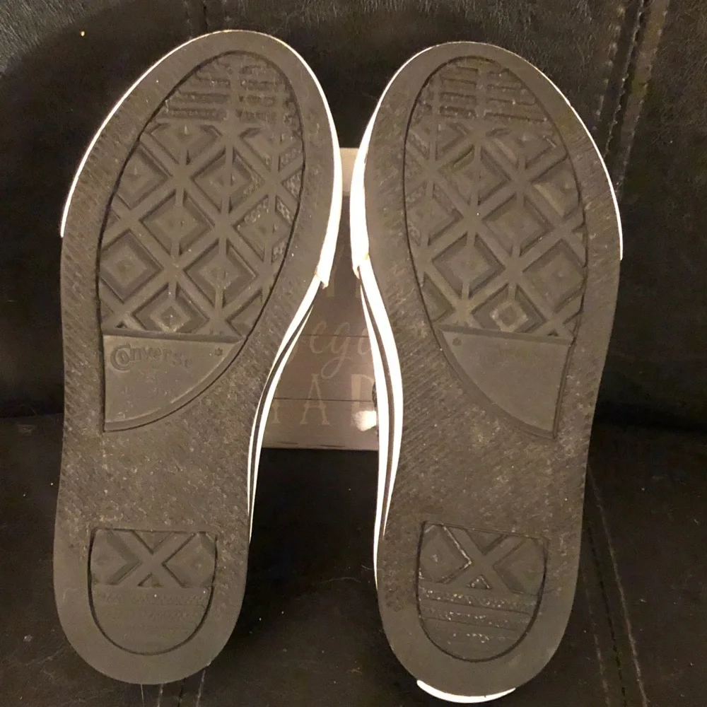 Converse Kids Black High-Top Canvas Sneakers